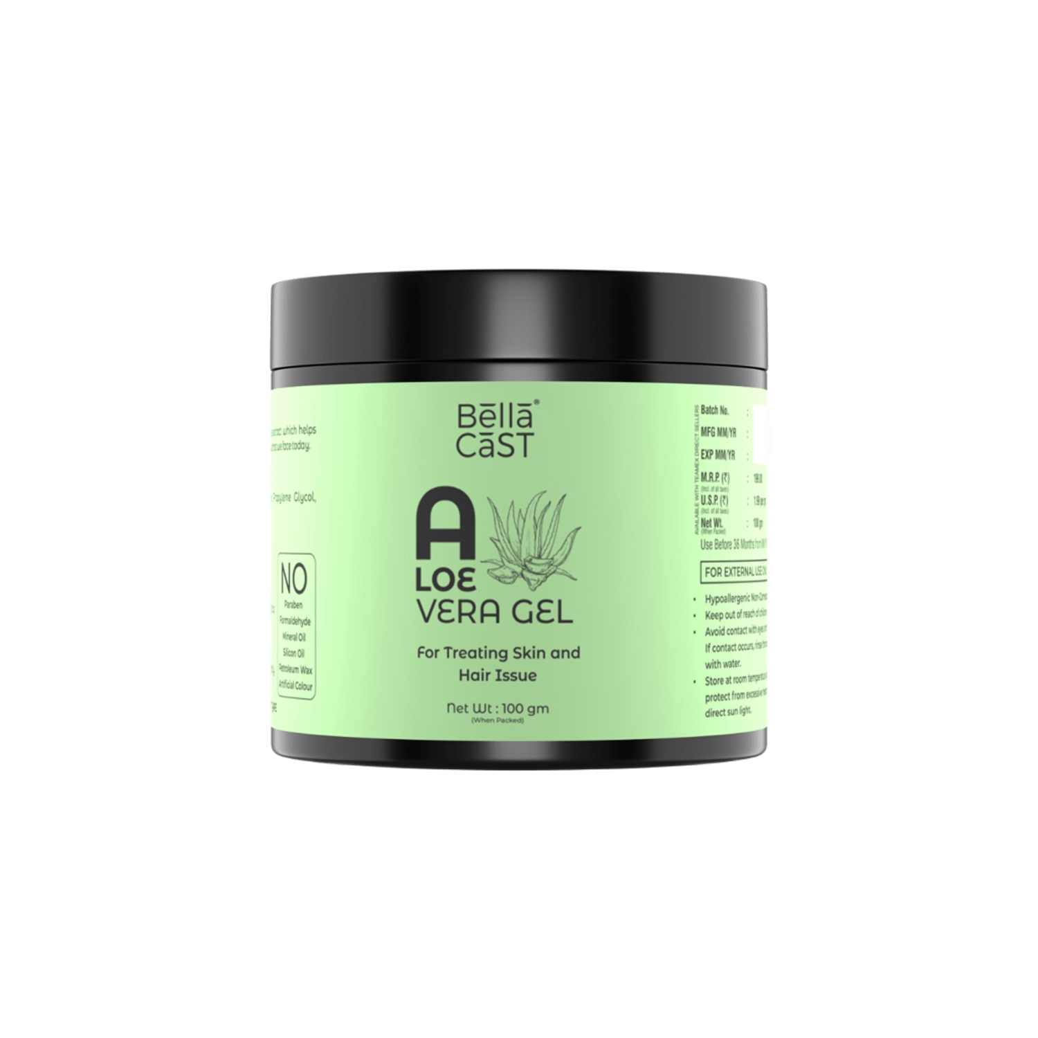 Aloe Vera Gel For Skin And Hair Care