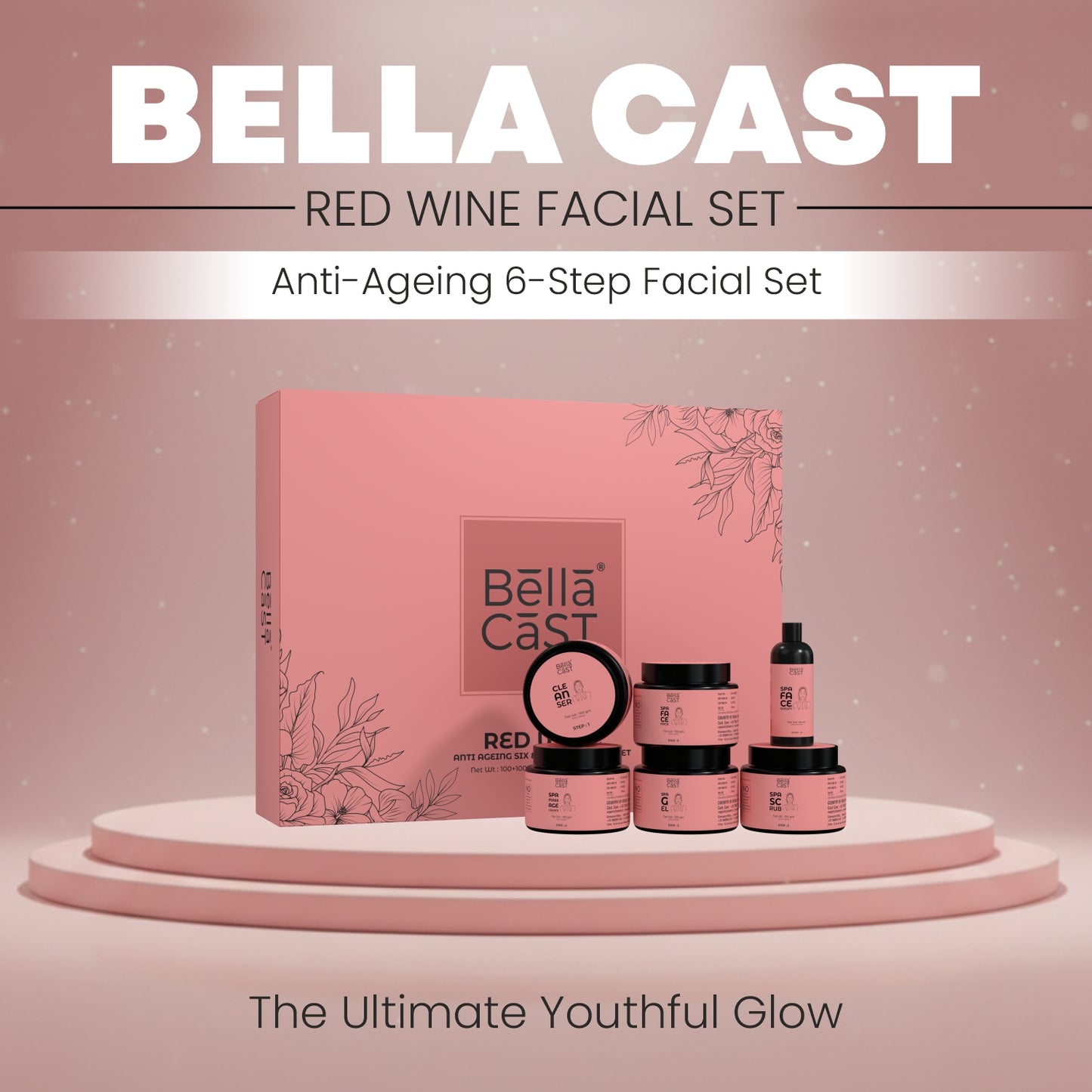 anti ageing step facial set