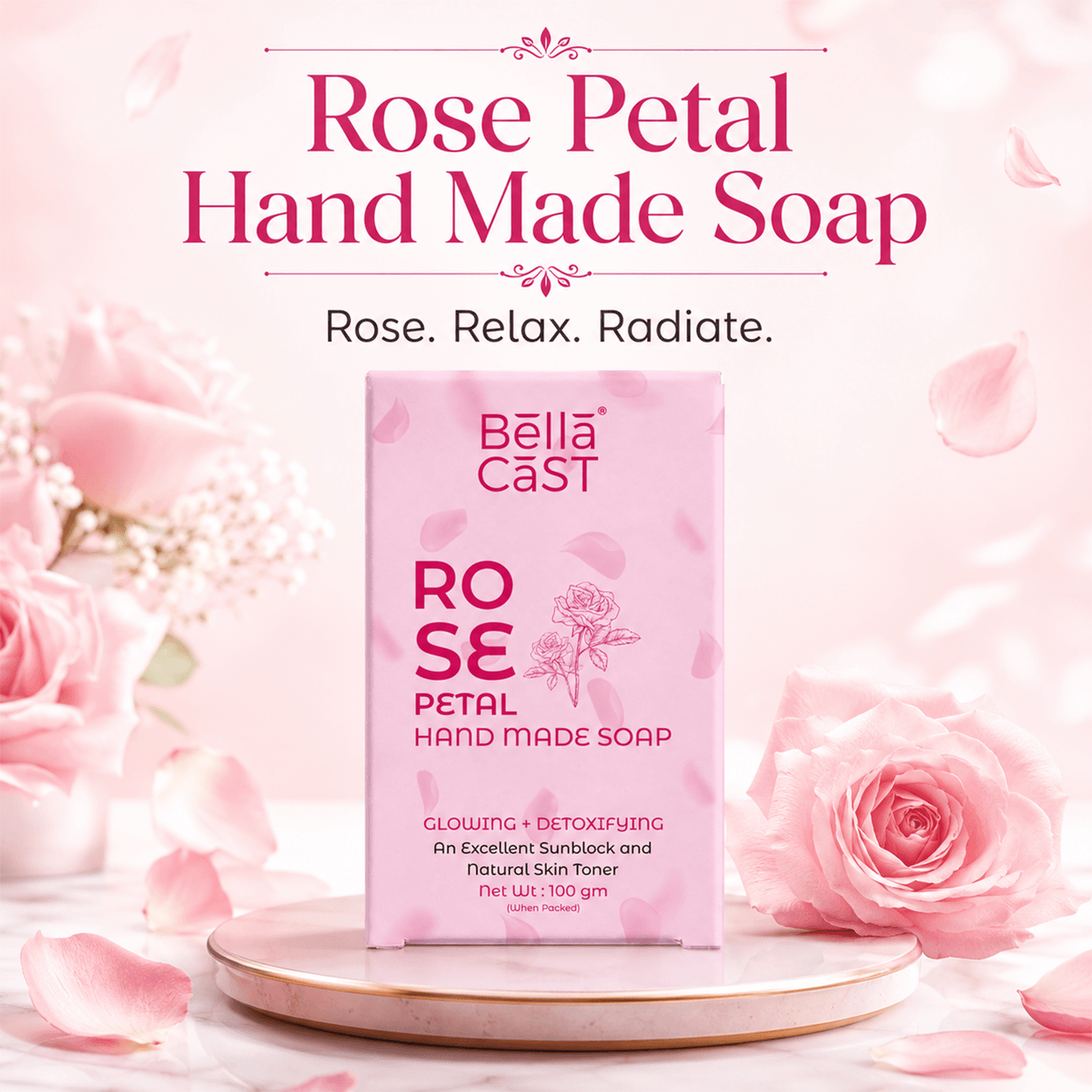 Rose Petal Handmade Soap