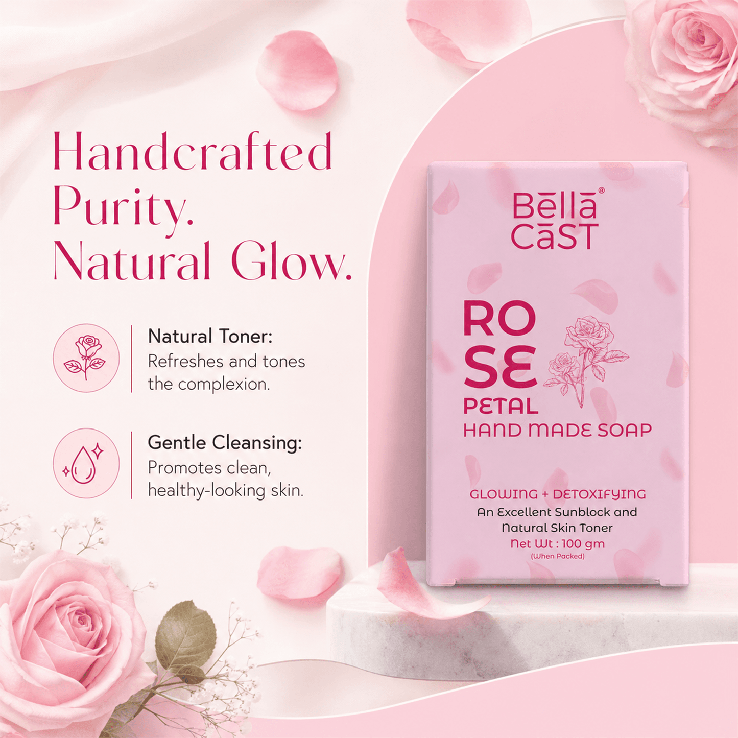 Rose Petal Handmade Soap