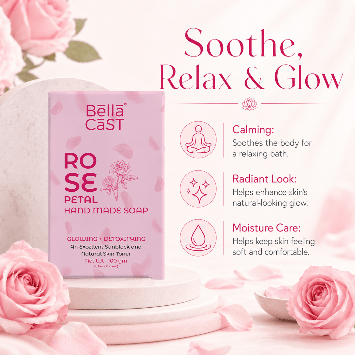 Rose Petal Handmade Soap