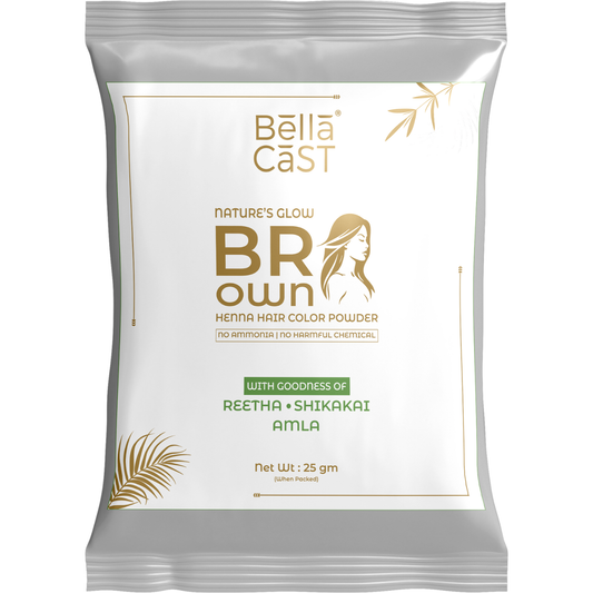 Brown Henna Hair Color Powder