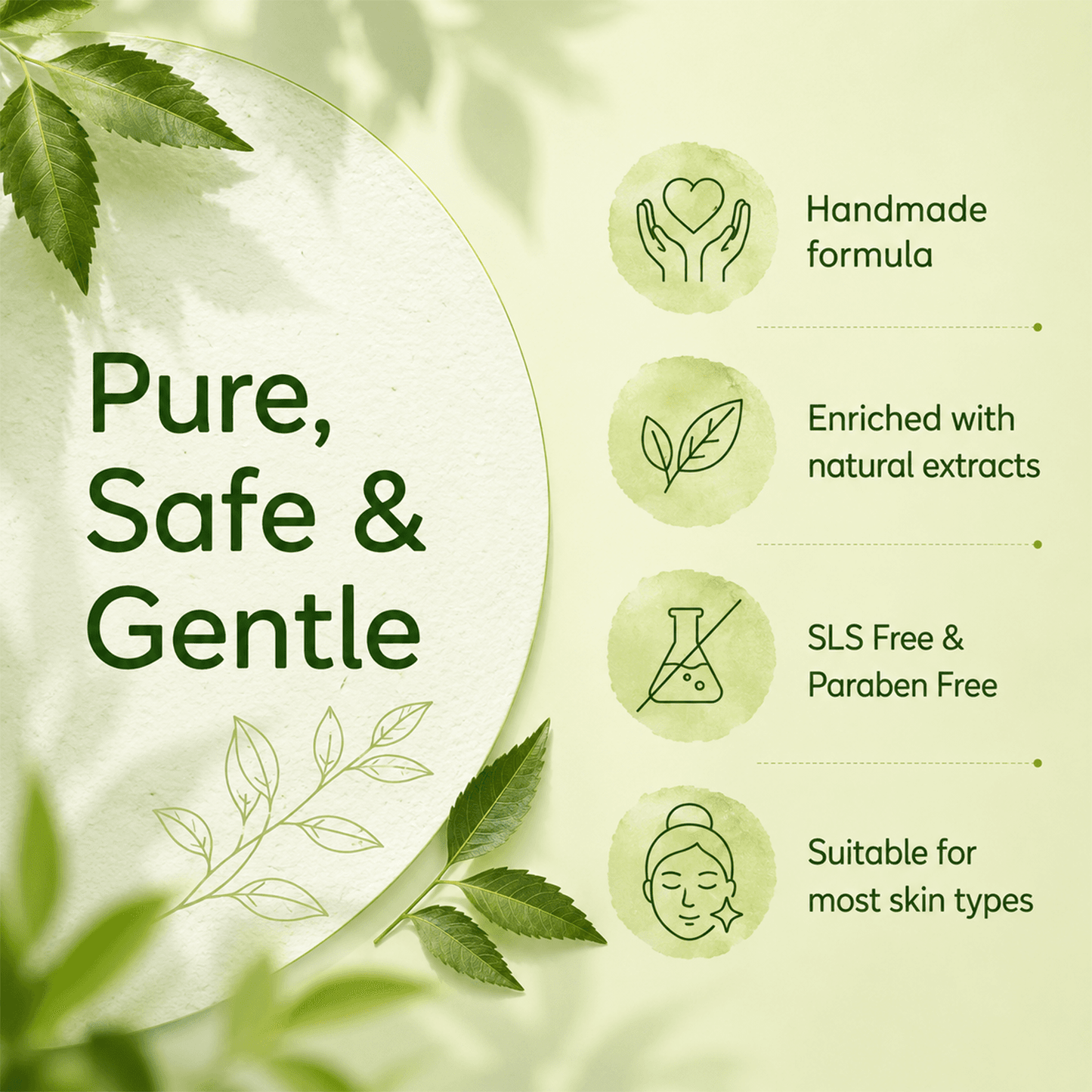 Neem & Basil Handmade Soap