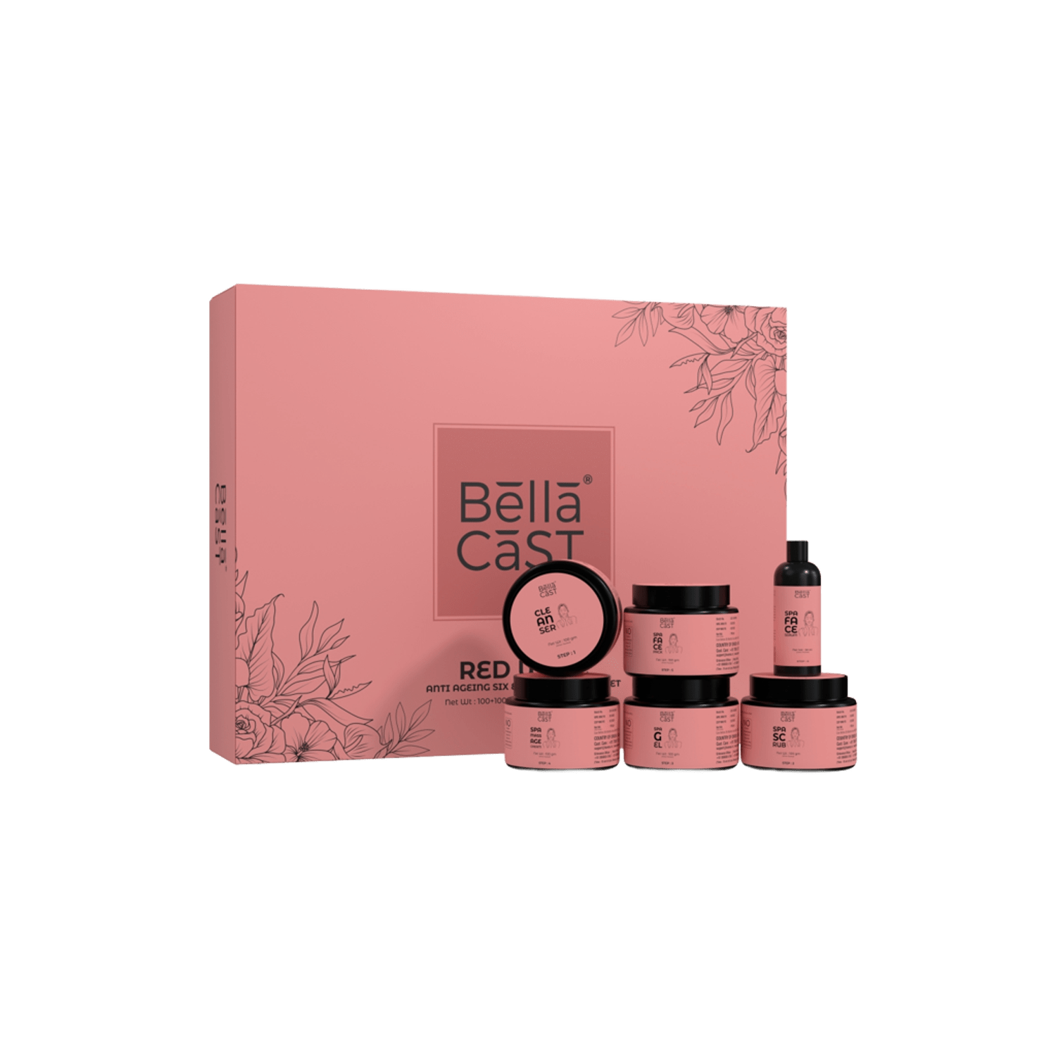 Red Wine Facial Kit Anti Ageing Set