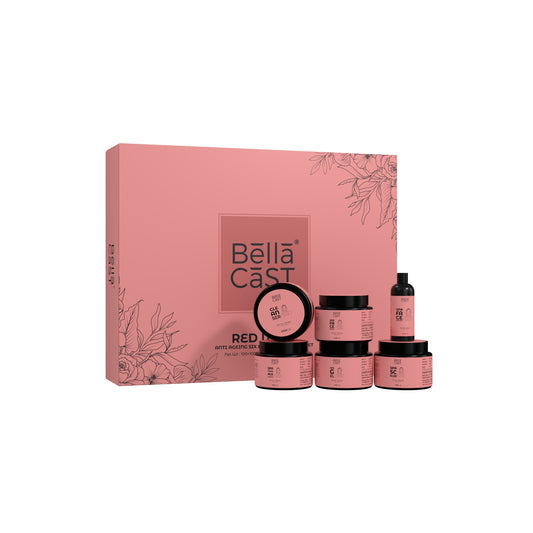 bellacast red wine facial kit