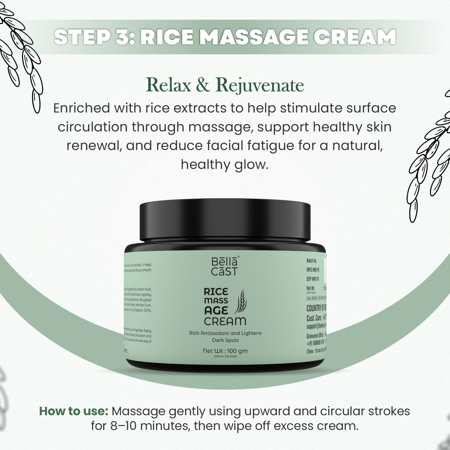 Rice Facial Kit For Glow Skin Care