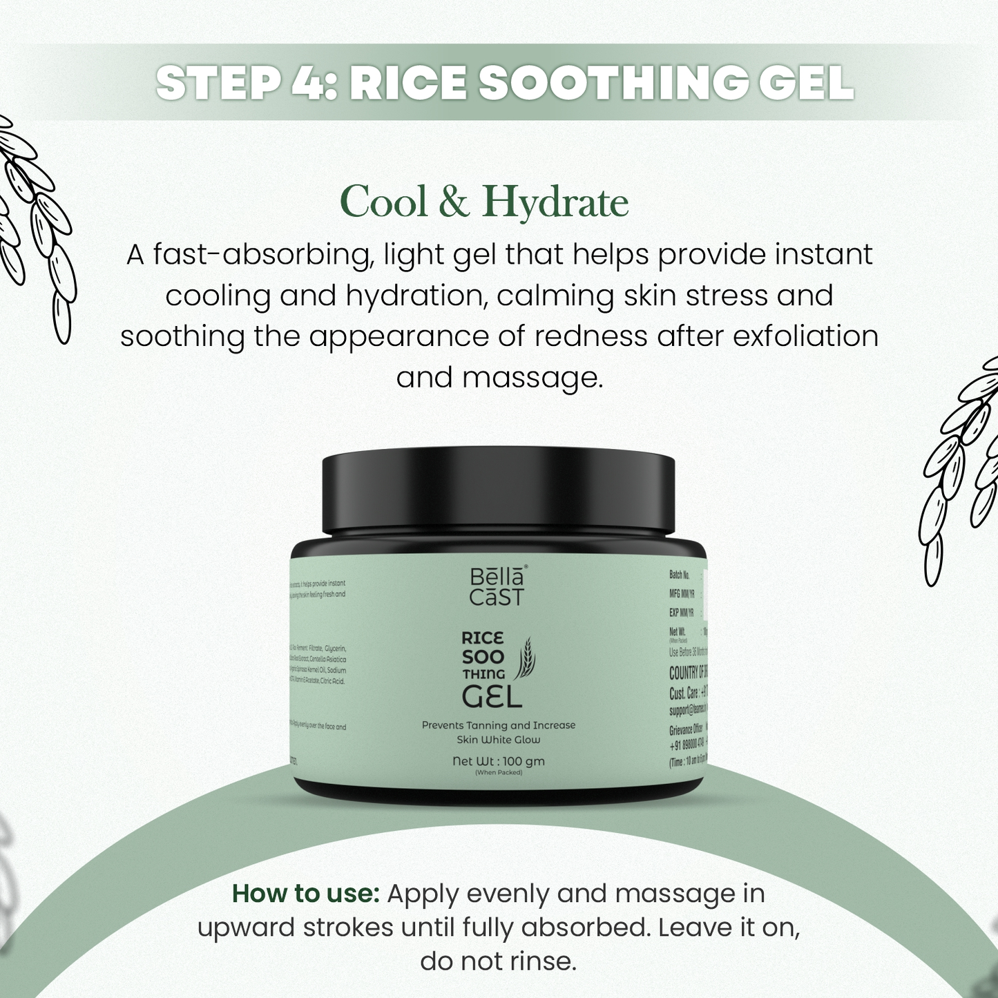 Rice Facial Kit For Glow Skin Care