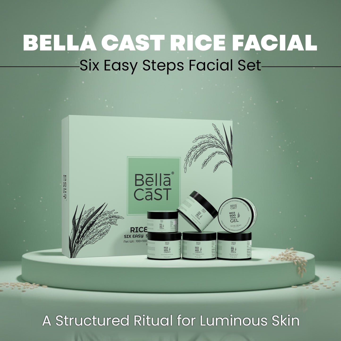 Bellacast Six Easy Steps Facial Set A Structured Ritual for Luminous Skin