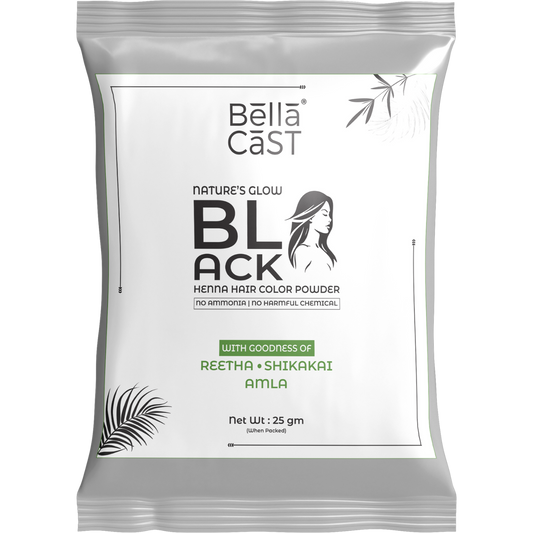 Black Henna Hair Color Powder
