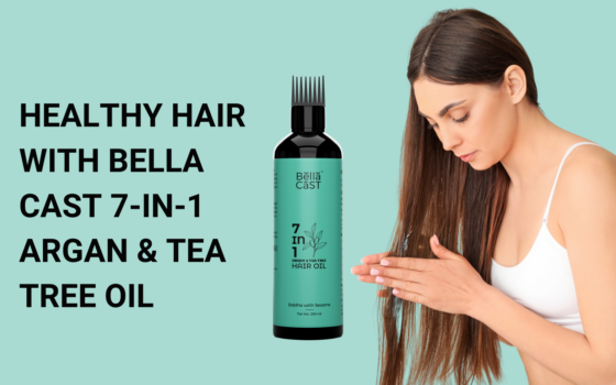 Bella Cast 7-in-1 hair Oil , Argan & Tea Tree Oil